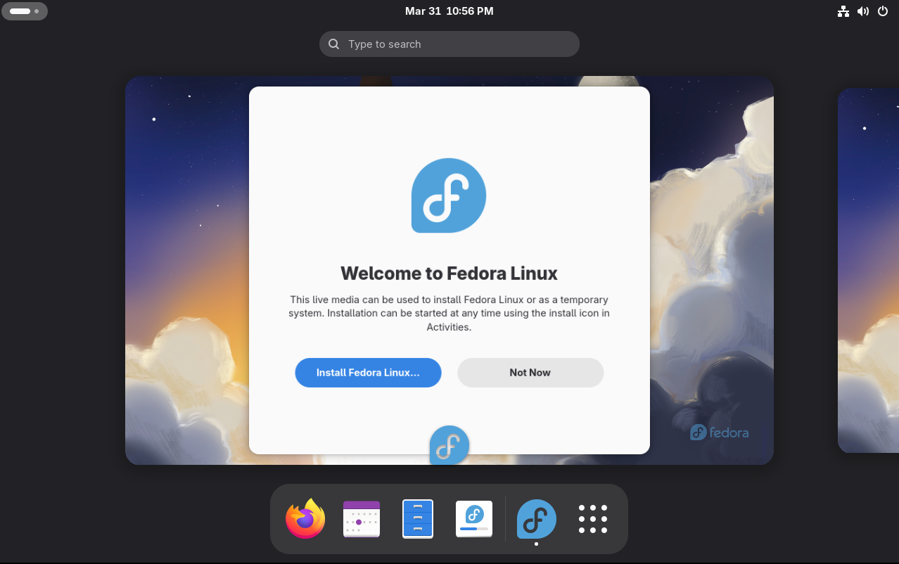 1. The desktop